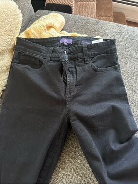 NYDJ Men’s Black Straight Jeans